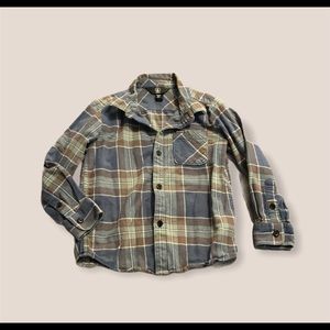 Boys Volcom Long Sleeve Plaid Flannel Shirt